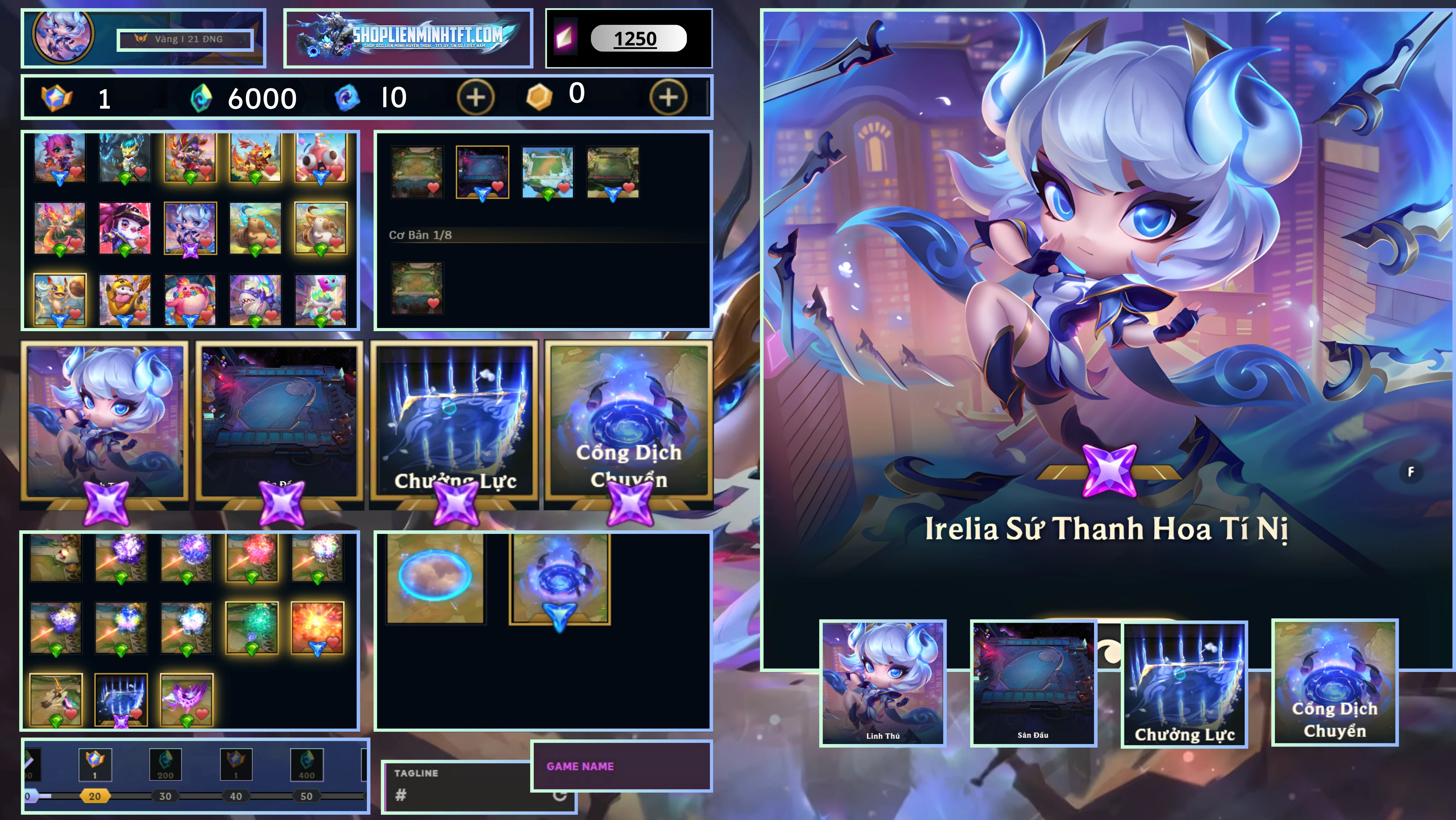 - Irelia Sứ Thanh Hoa Tí Nị  - Sàn Chưởng Cổng